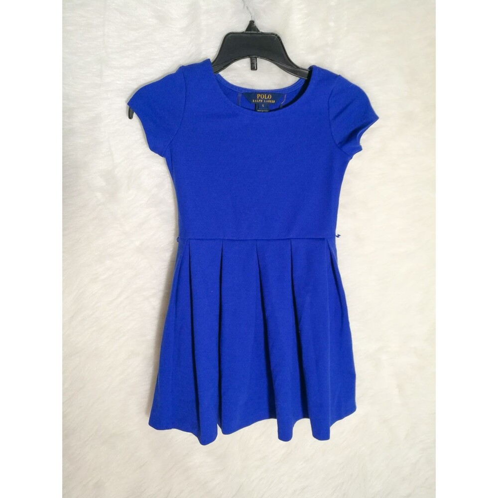 Polo Ralph Dress Royal Blue Girls 5